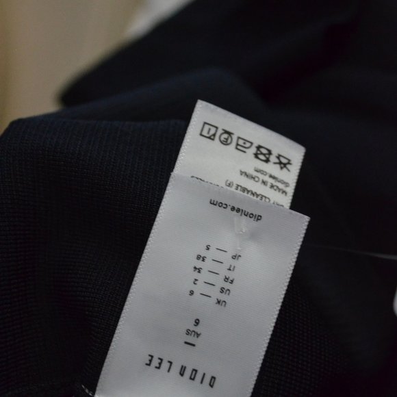 NWOT $540 Sz 2 Dion Lee Black Sleeveless Mock Turtleneck Open Back Top - Picture 6 of 8